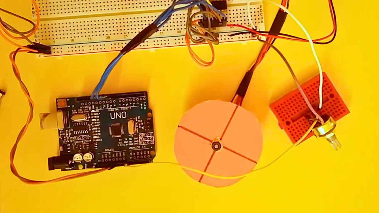 Arduino: How to Control a Stepper Motor with L293D IC and Potentiometer