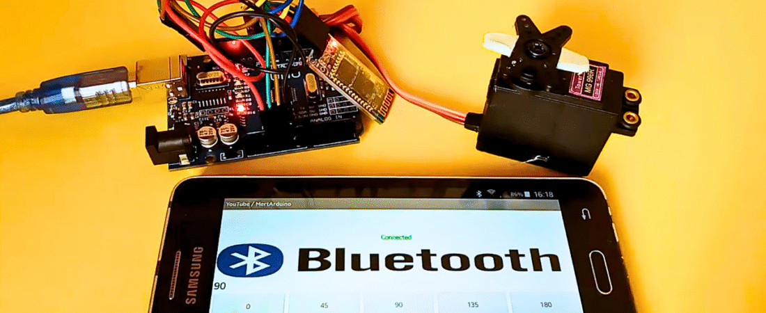 Arduino: How to Control a Servo Motor via Bluetooth (with Smartphone)
