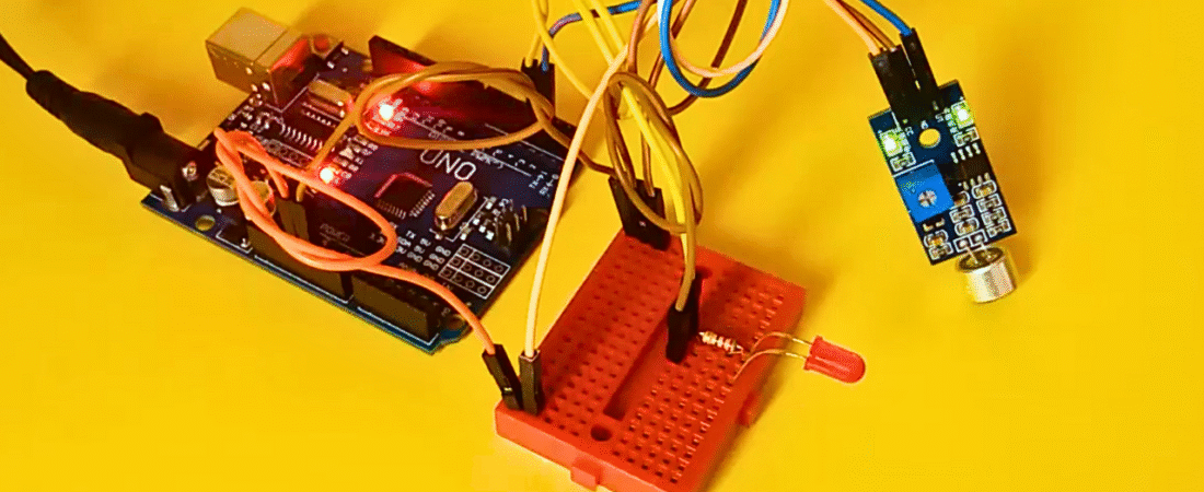 Arduino Sound Sensor Control with LED – Sound Activated Light Project