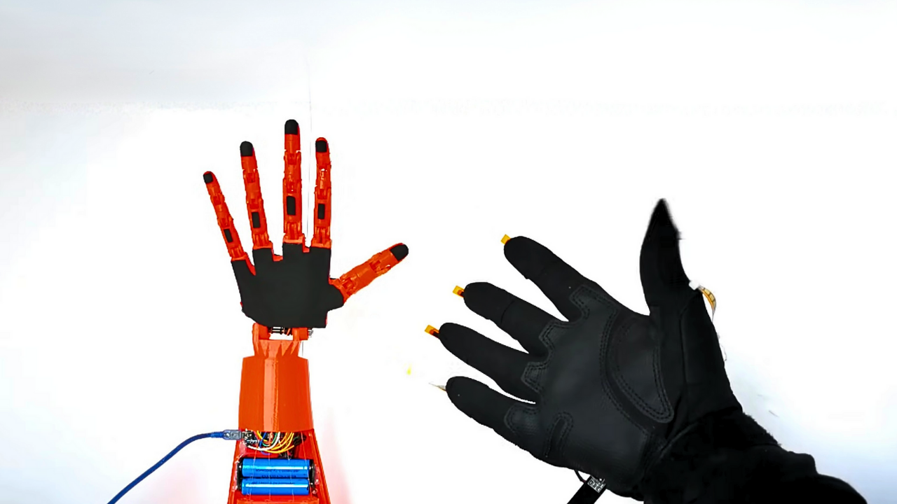 How to Build a 3D-Printed Robotic Hand Controlled by a Wireless Glove
