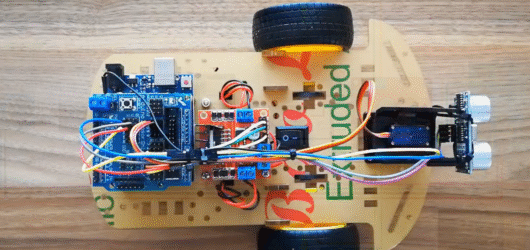 How to Make an Arduino Obstacle Avoiding Robot Car (L298N + Ultrasonic Sensor)