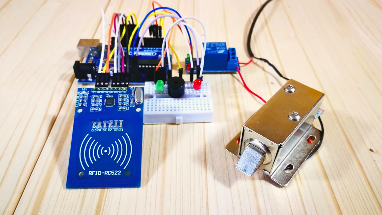 Solenoid Door Lock Control Using RFID and Arduino | Smart Security Access System